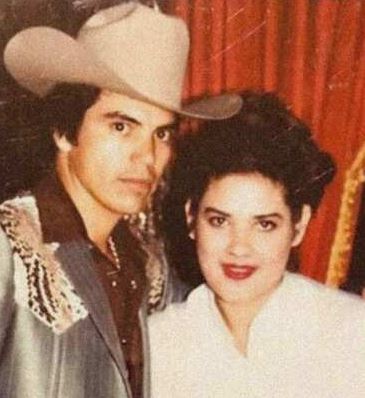 Marisela Vallejos Felix with her husband Chalino Sanchez